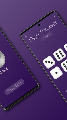 Dice Thrower & Coin Flipper 스크린샷 2