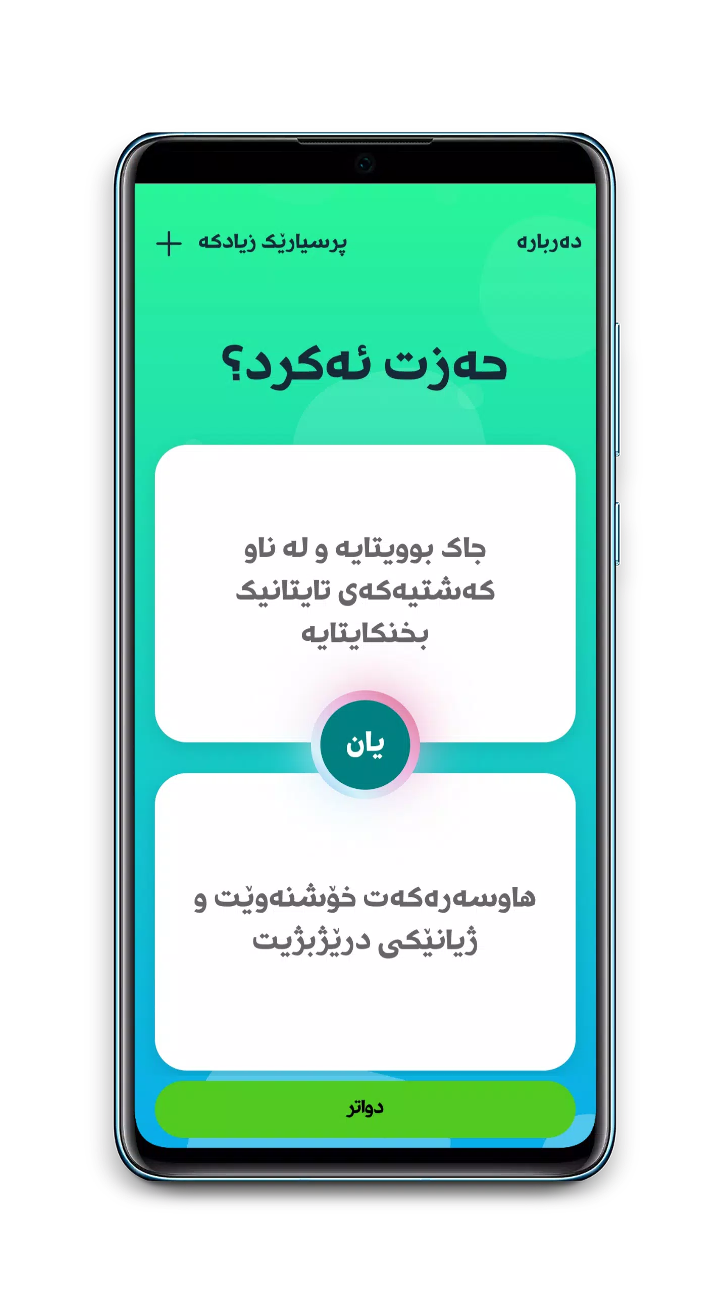 حەزت ئەکرد؟ Captura de pantalla 1