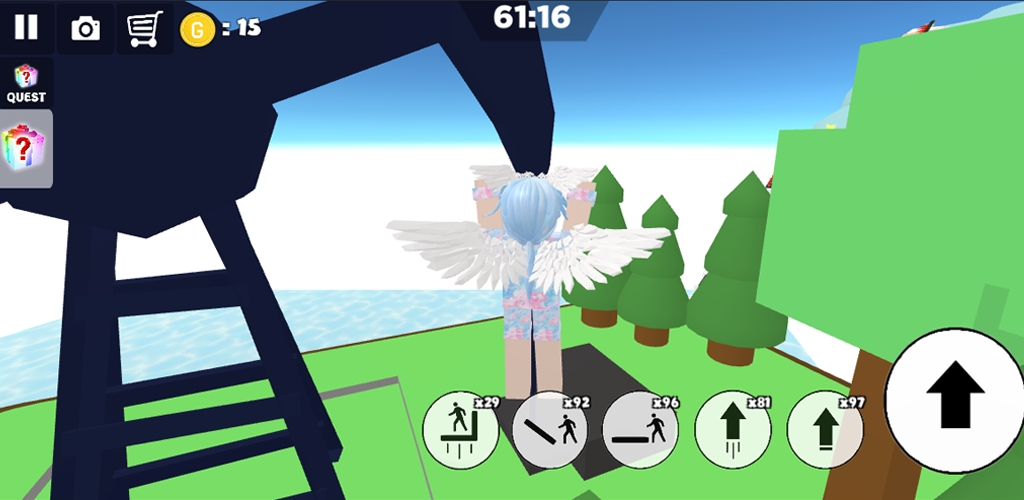 Stairway to heaven parkour Captura de pantalla 2