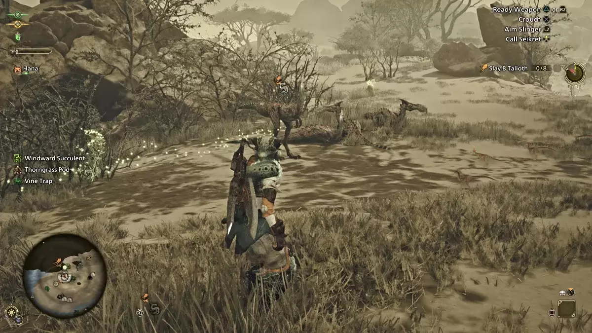 Lokasyon ng Talioth sa Monster Hunter Wilds