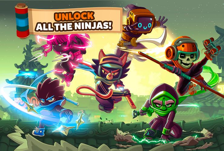 Ninja Dash Run - Offline Game Capture d'écran 2