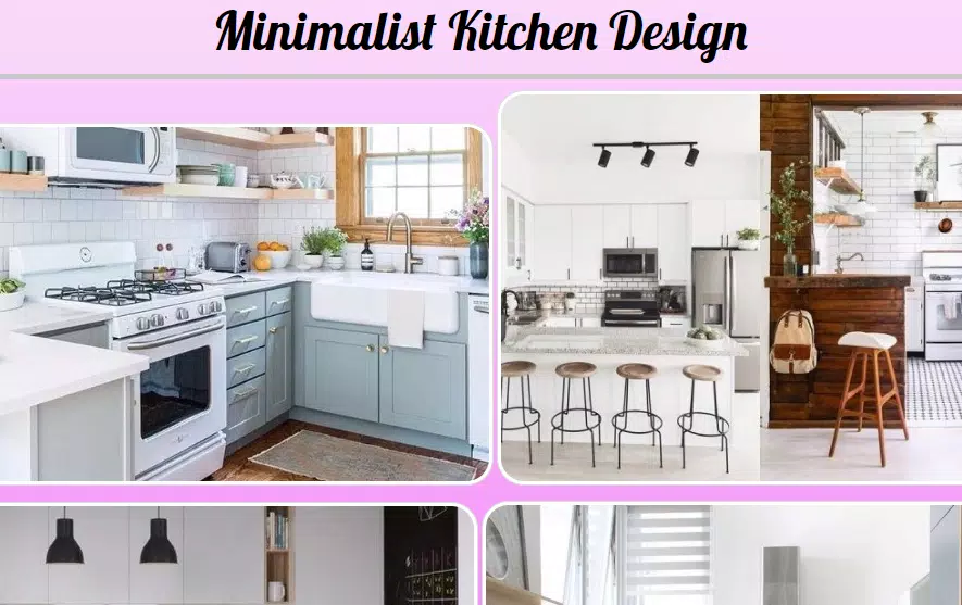 Minimalist Kitchen Design Captura de pantalla 0