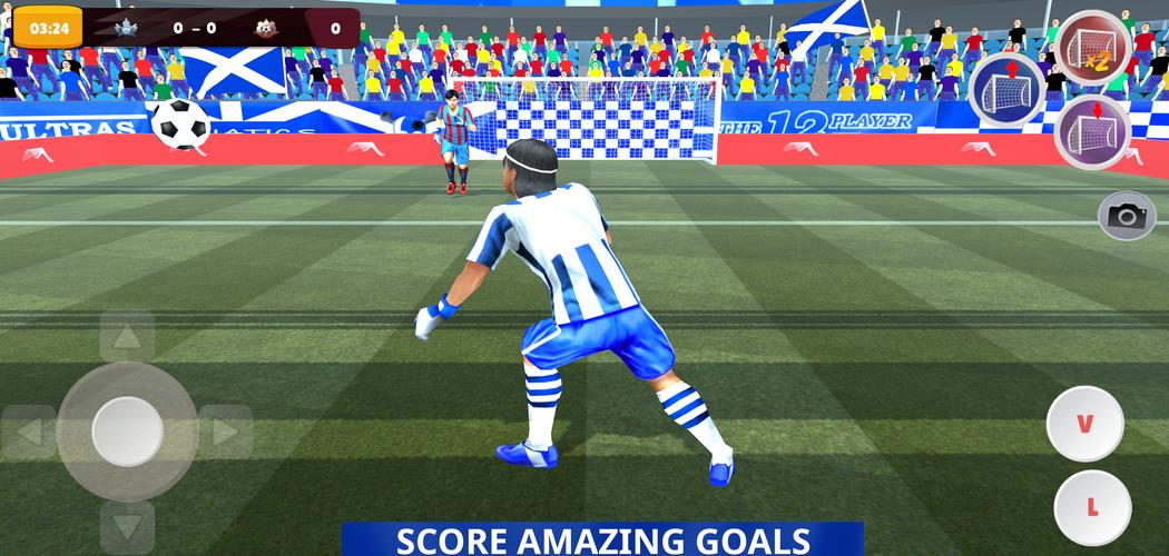 Goalie Wars Football Online 螢幕截圖 1