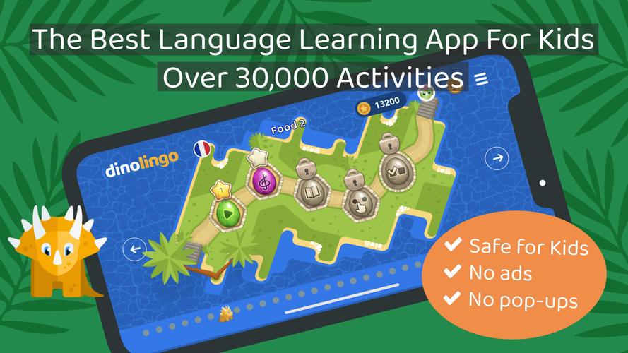 Dinolingo Kids Learn Languages 螢幕截圖 0