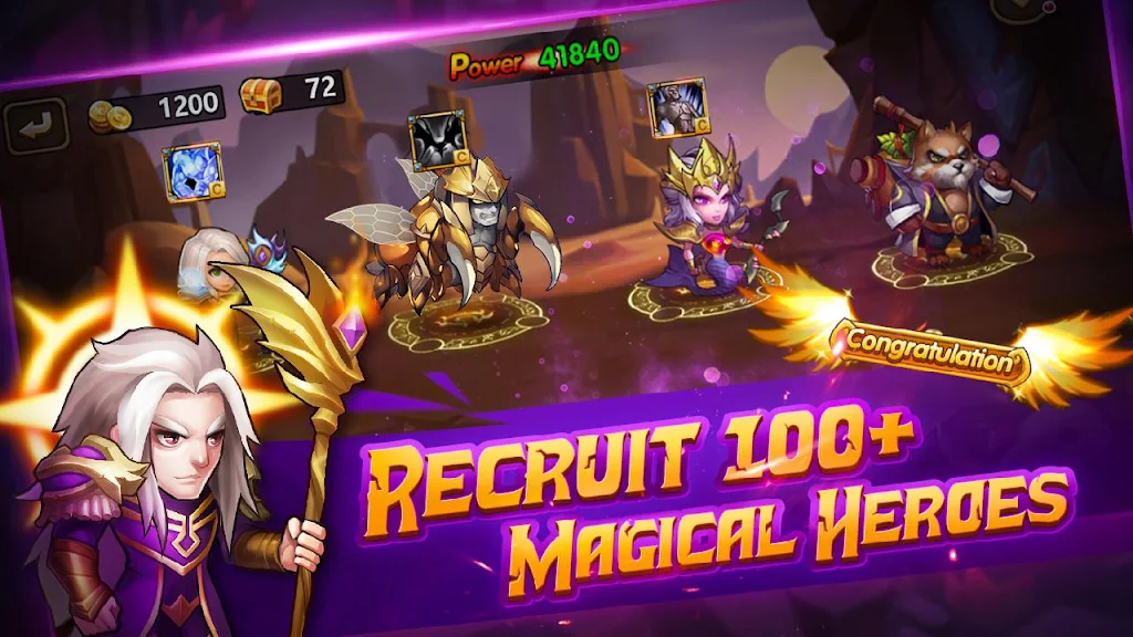 Magic Orcs: Free Battle RPG Captura de pantalla 0