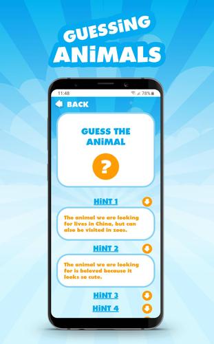 Schermata Guessing Animals 1