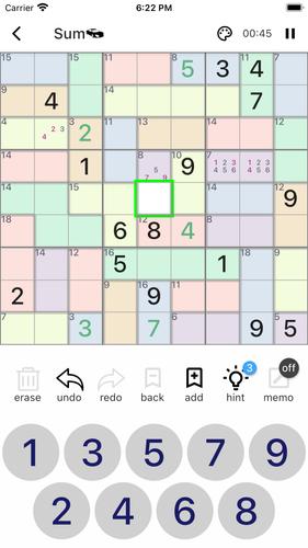 All Sudoku - 5 kinds of sudoku Capture d'écran 3