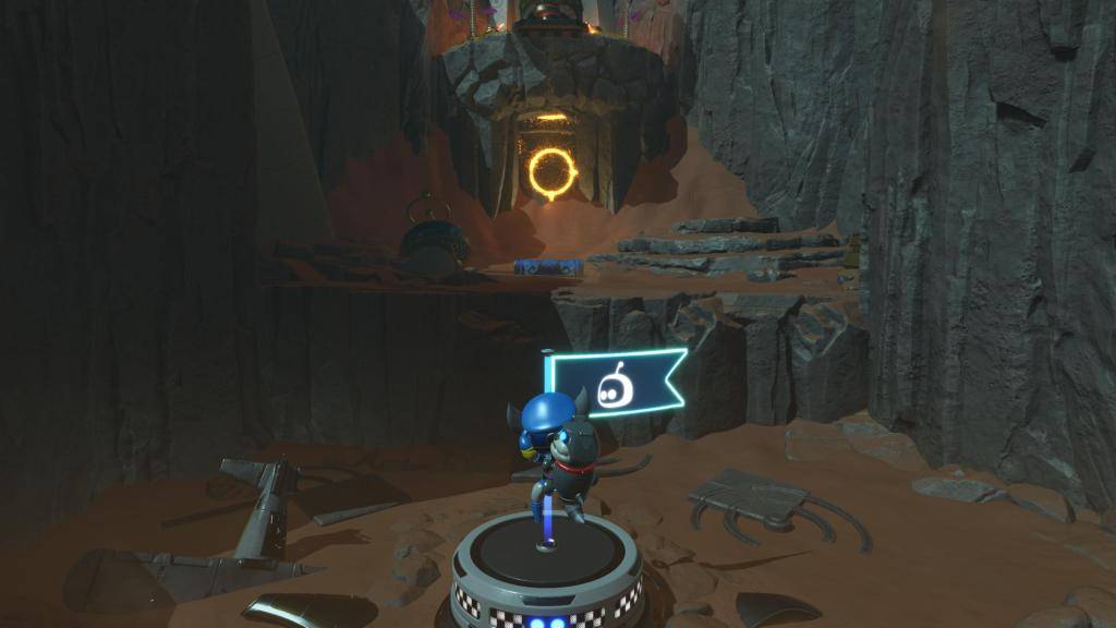 Frozen Meal secret Portal Location in Astro Bot