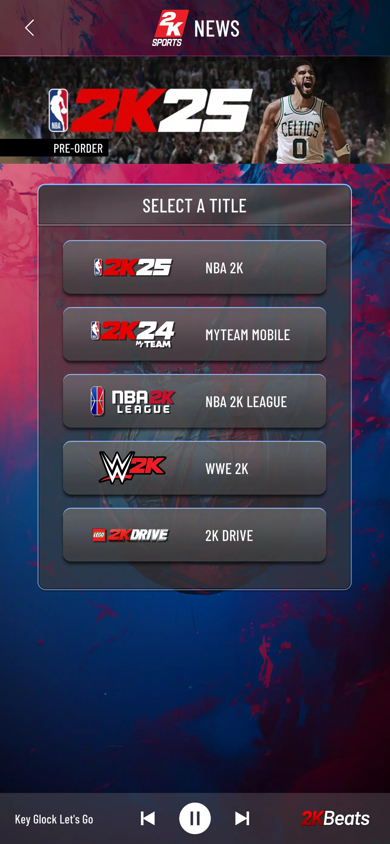 MyNBA 2K Companion App Captura de pantalla 0