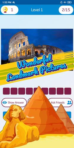 Guess the famous place スクリーンショット 3