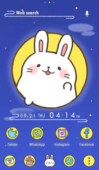 Moon Rabbit Theme Captura de tela 0
