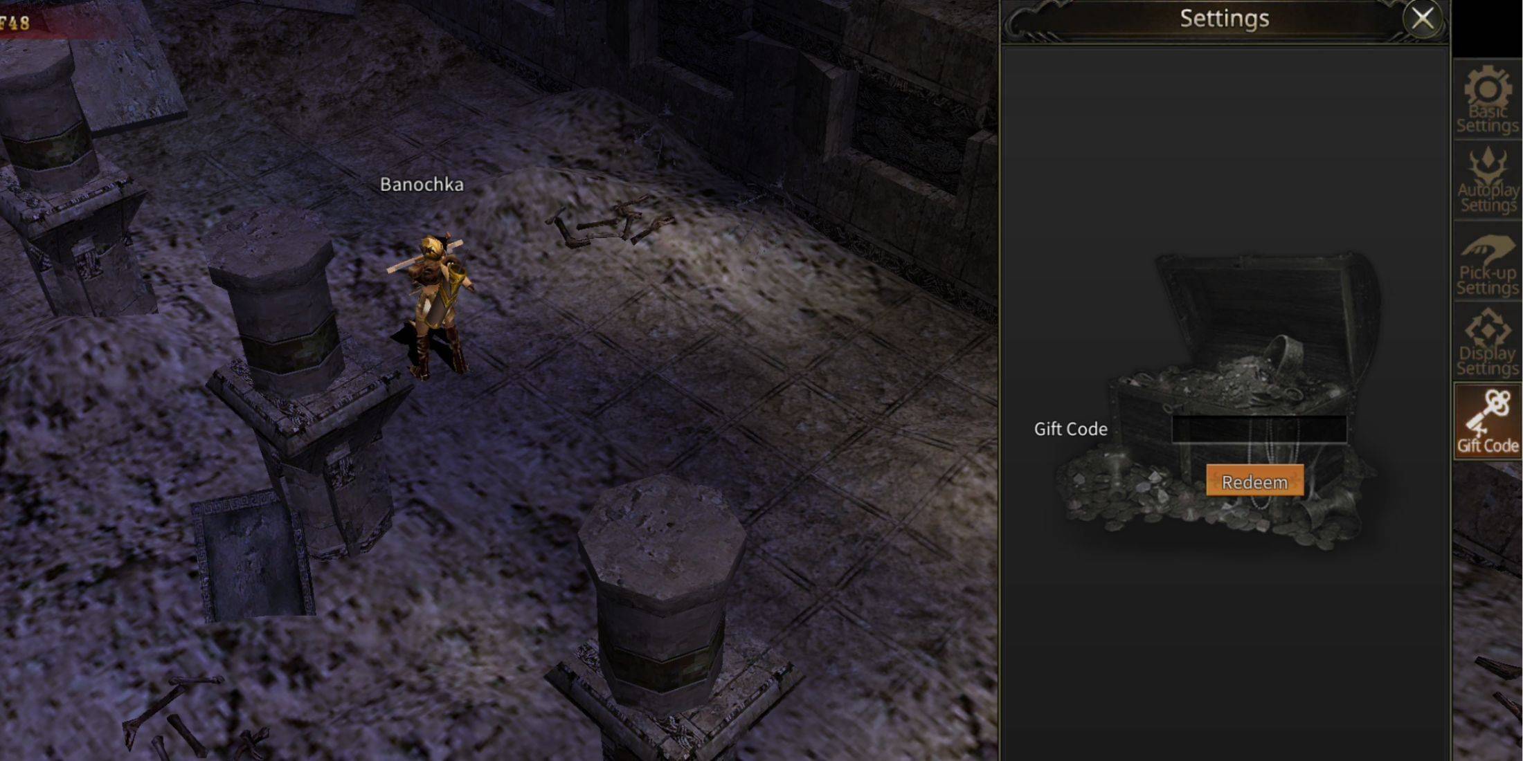 Image: Archangel's Call Awakening Code Redemption Interface