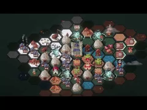 TownsFolk gameplay featuring new faction buildings