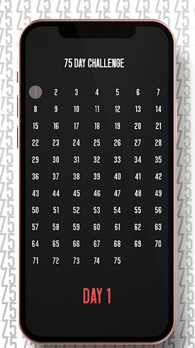 75 Day Hard Challenge Tracker Captura de pantalla 0