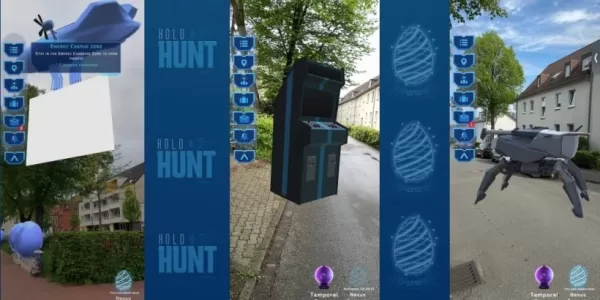 Holo Hunt gameplay interface
