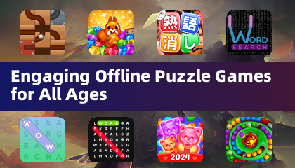 Engaging Offline Puzzle Games for All Ages