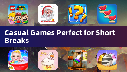 Casual games perfect voor korte pauzes
