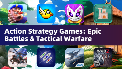 アクション戦略ゲーム：壮大な戦いと戦術的戦争