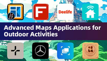 Applications de cartes avancées pour les activités de plein air